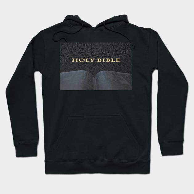 Holy Bible - An Open Book Hoodie by A Thousand Words Photography